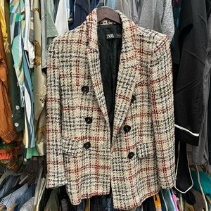 Zara tweed blazer